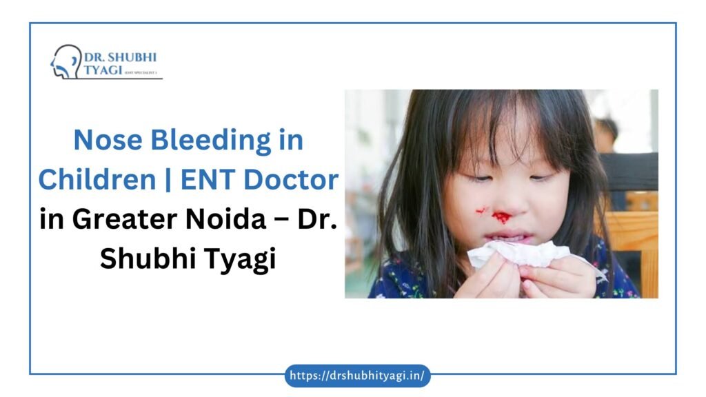 Nose Bleeding in Children